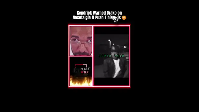 Kendrick Lamar warned Drake on Nosetagia Ft Pusha-T his ✍🏾 is ☣️‼️