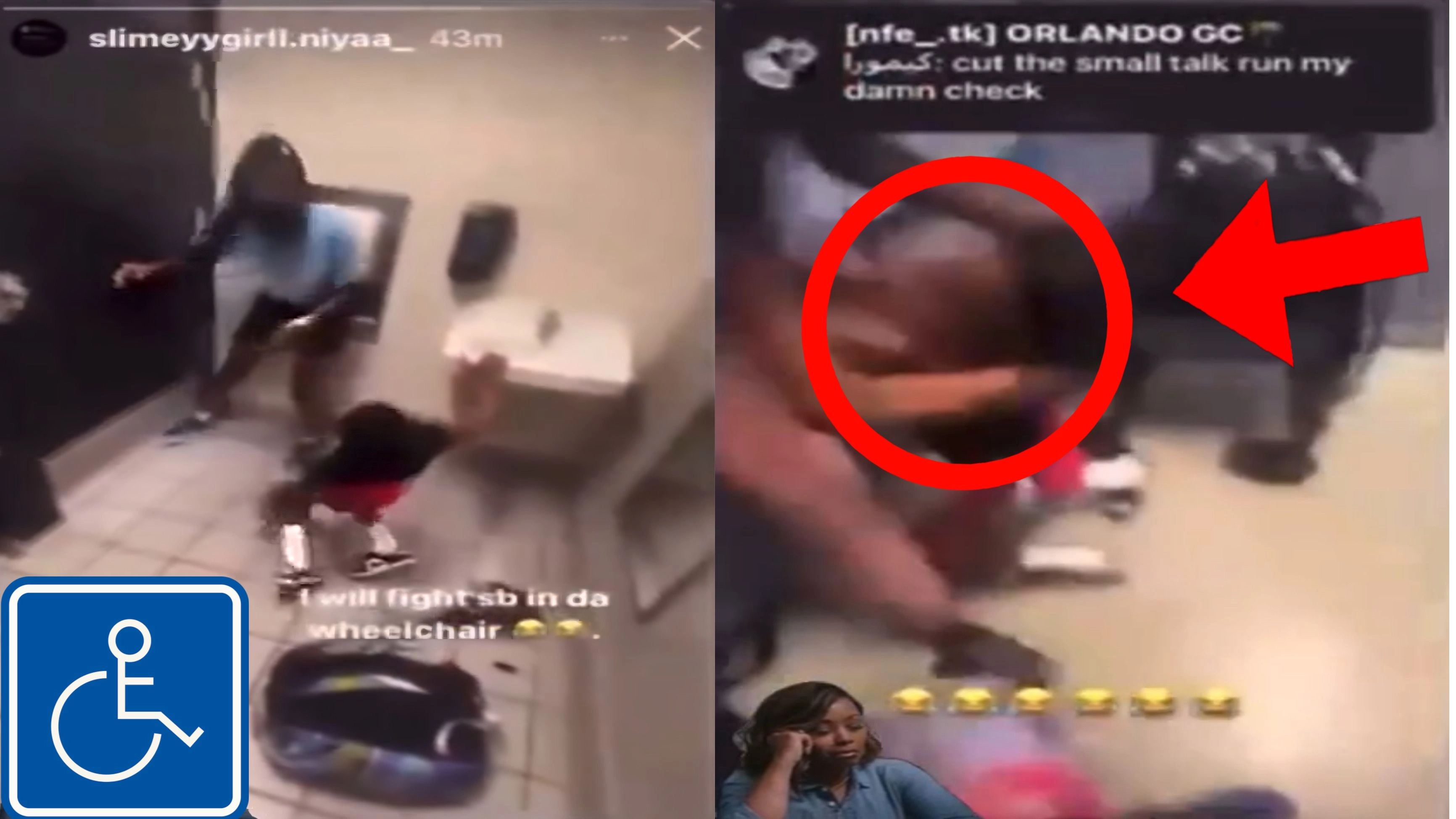 Two Female Students Film Themselves Bullying a Disabled Student In The Toilets🤬🤬