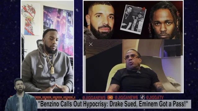 ''Benzino Calls Out Hypocrisy: Drake Sued, Eminem Got a Pass!''