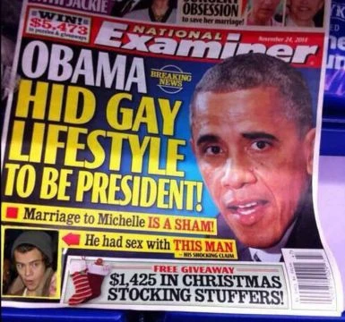 Do you believe Barack Obama is gay?