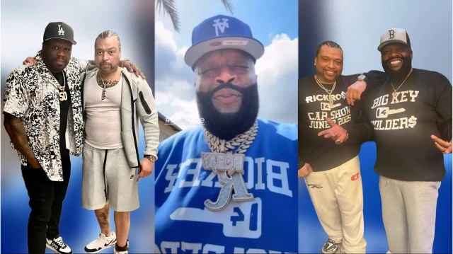 ''Rick Ross Hilariously Fires Back at 50 Cent Over Big Meech Pic! 😂🔥 'He Big Meech, Not Lil Meech!' 👇