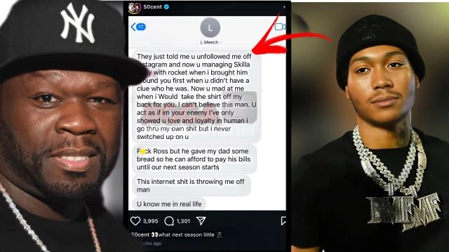 🔥 50 CENT EXPOSES LIL MEECH'S TEXT ABOUT HIS DAD & RICK ROSS! 🤯📱 PLUS, MARQUISE HAS A MESSAGE! 👀💬