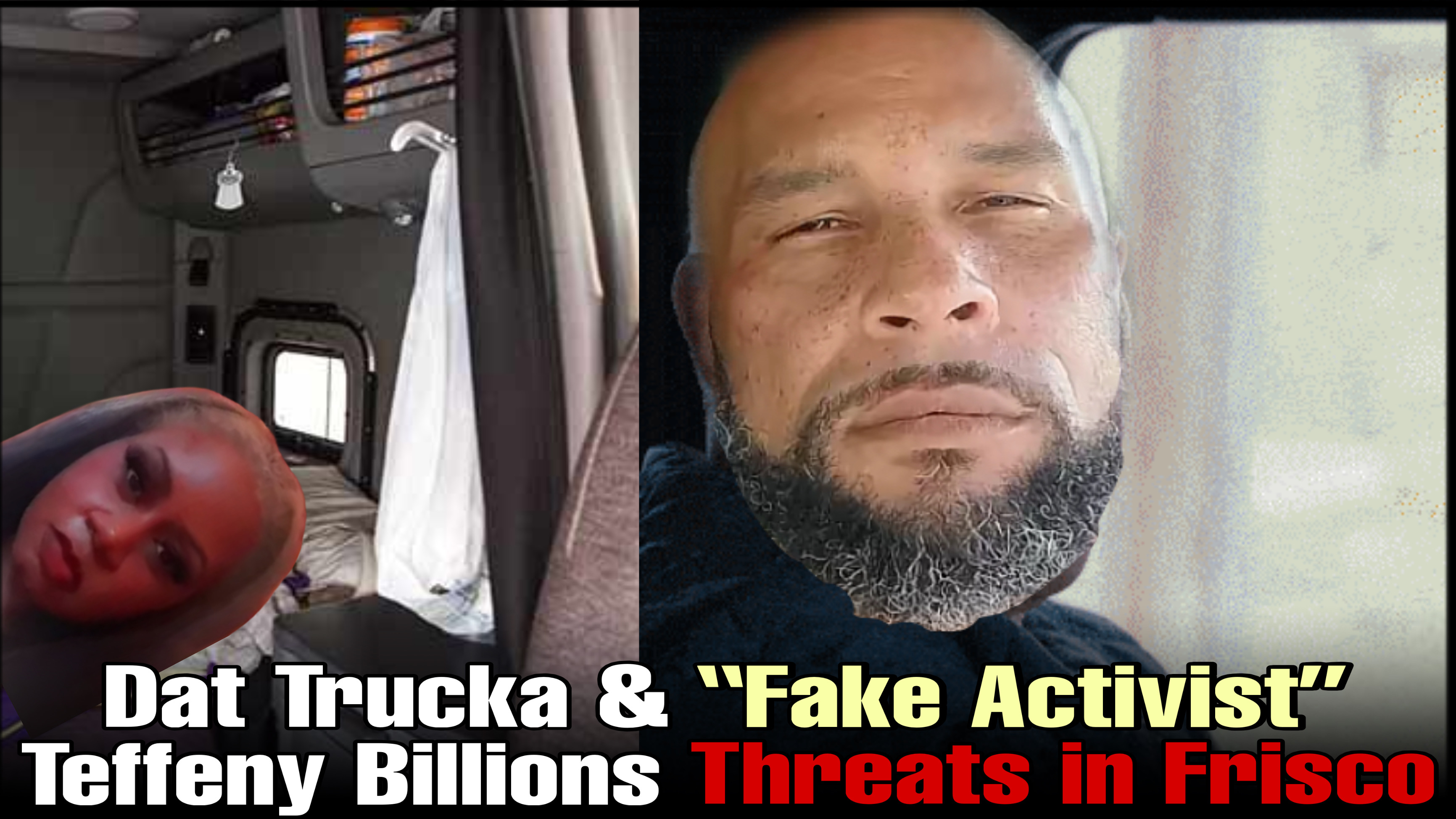 Don’t Come to Frisco!’ — Dat Trucka & Teffeny Try to Scare JiggaTV… He Clowns Them Live!