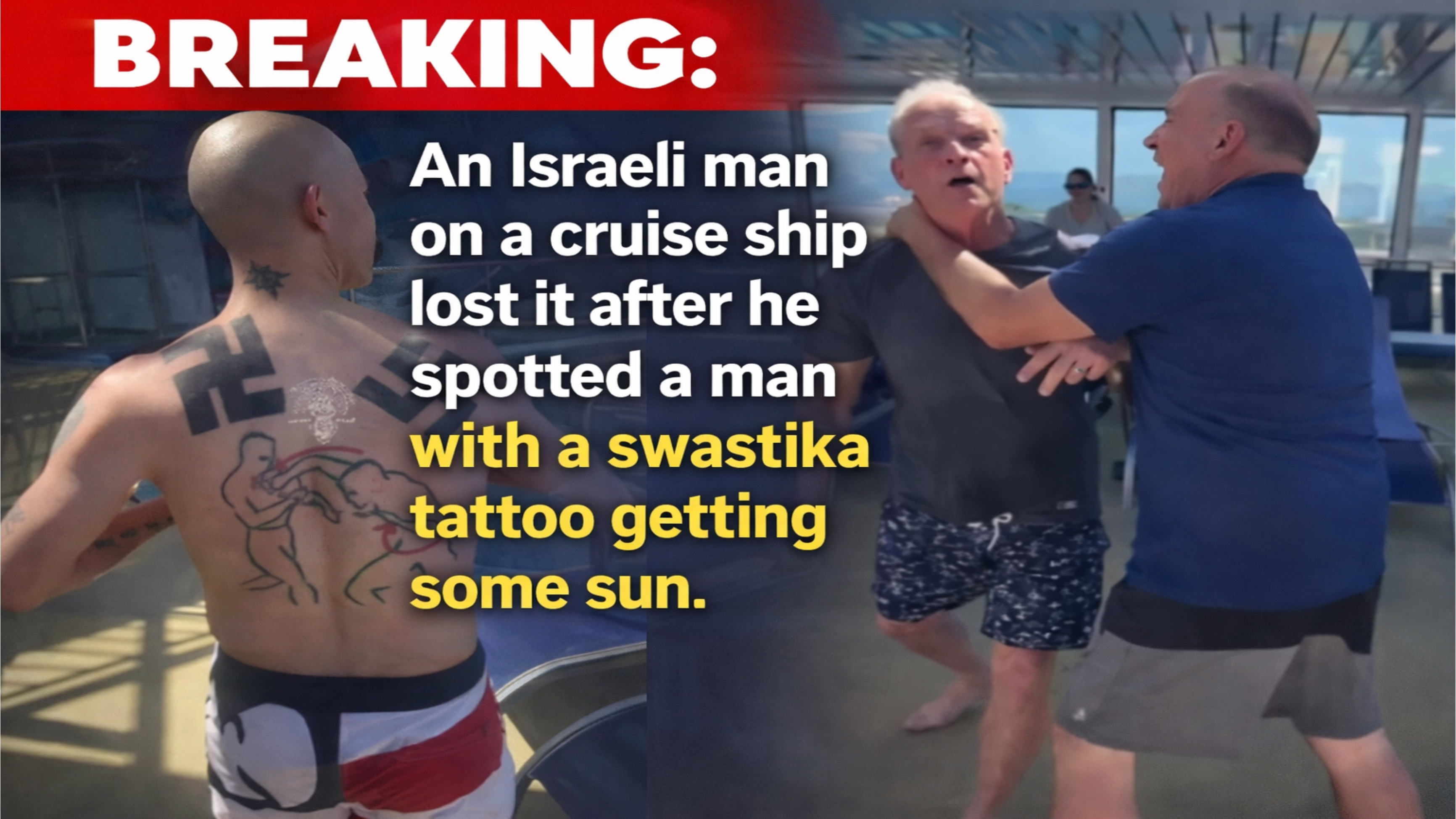 Passenger LOSES IT on Cruise After Spotting Swastika Tattoo — Crew Forced to Step In!