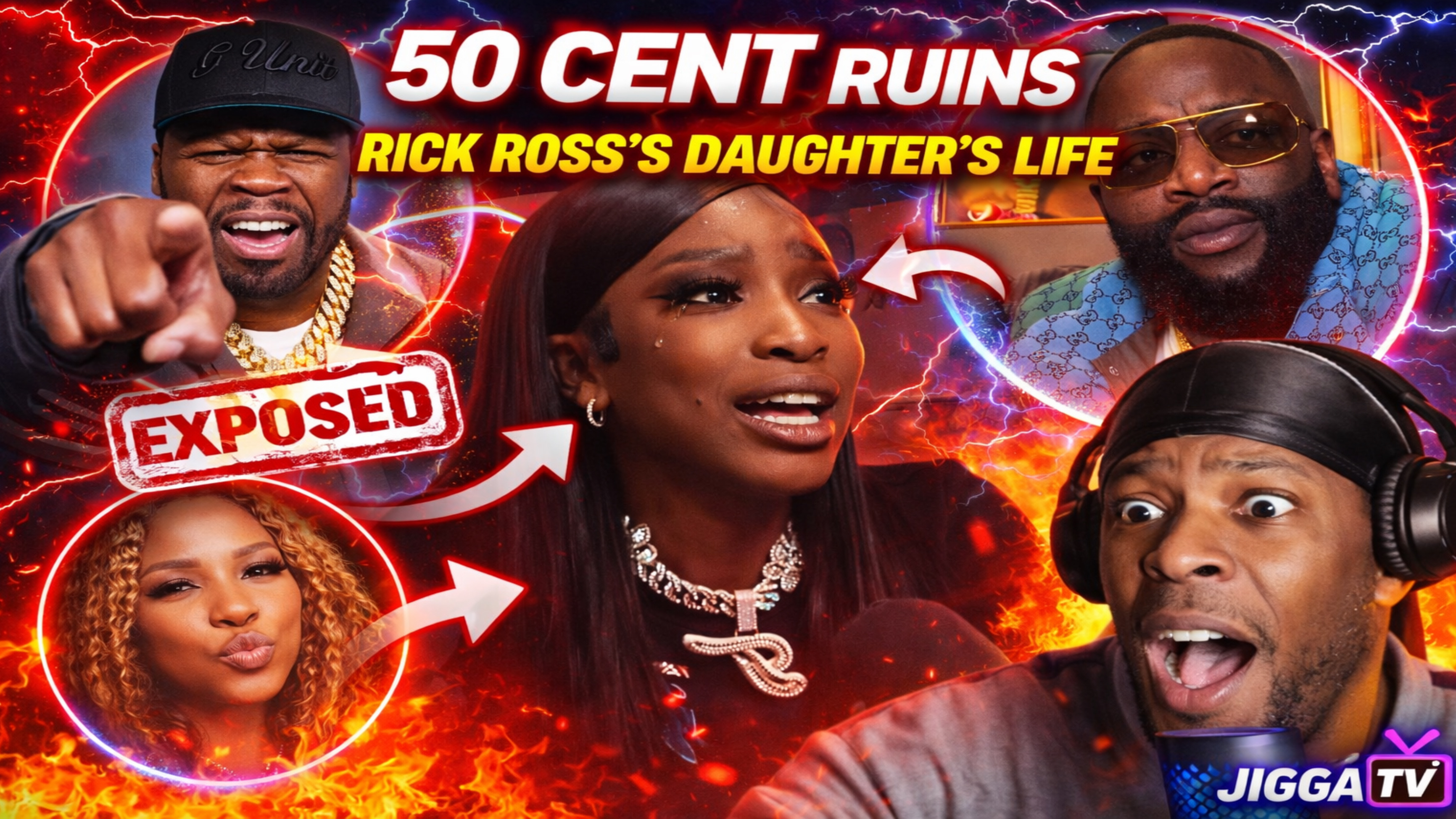 50 CENT EXPOSED RICK ROSS’S DAUGHTER?! THIS WENT TOO FAR… 😳